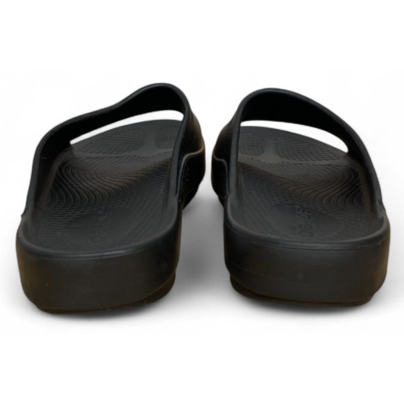 Oofos OOahh Slide Sport Sandals Black 8 Recovery - Picture 4 of 8